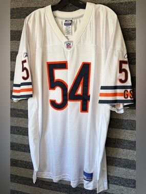 Vintage 2000’s Reebok Brian Urlacher Chicago Bears Authentic Pro Jersey Size 54